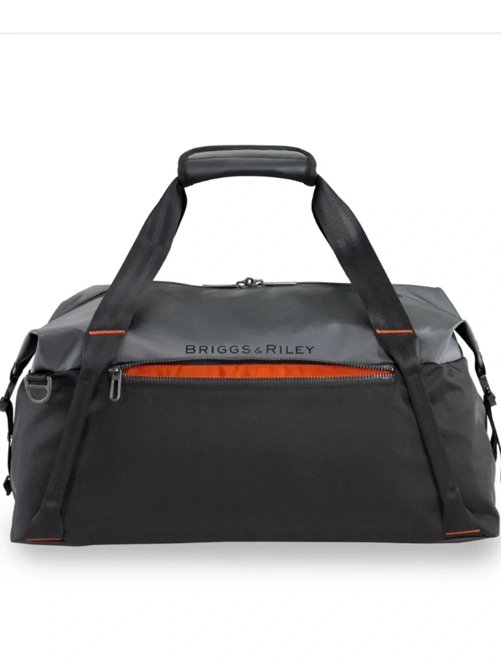 Briggs & Riley ZDX CARGO CROSSBODY Black and Gray Duffel Bag SATCHEL